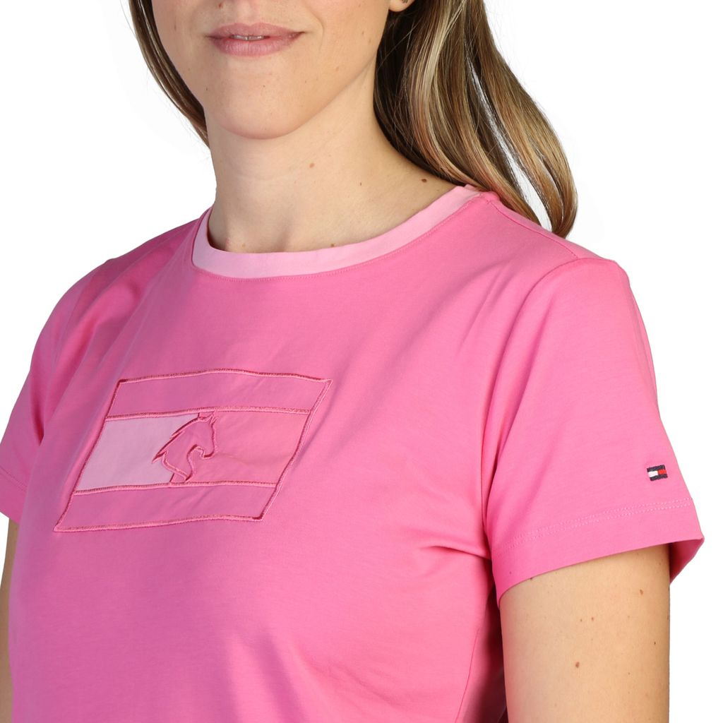 Tommy Hilfiger - T-shirt a maniche corte con logo ricamato